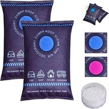 2PCS Dehumidifier Bag Reusable