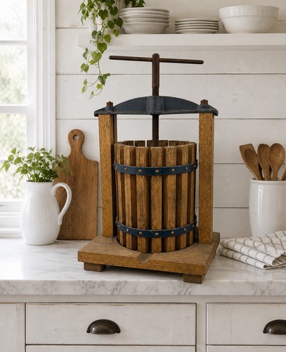 Antique wood fruit - wood,