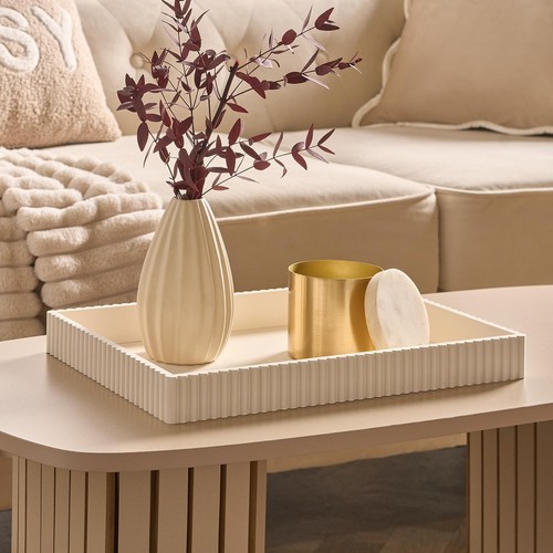 Ohs ribbed decorative tray - ohs,