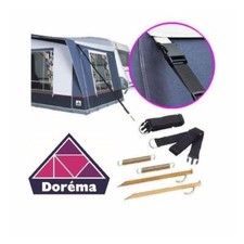 Dorema Safe Lock System Kit Caravan Awning Storm / Tie Down Kit & Storm Pegs