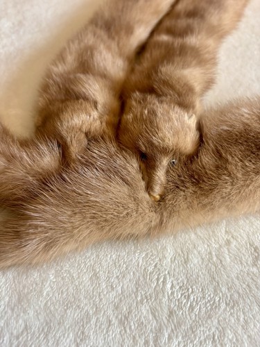 Vintage genuine pelt mink - vintage,