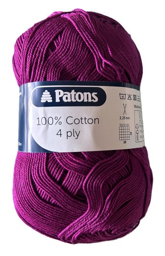 Patons 100 cotton - 100%, 100g