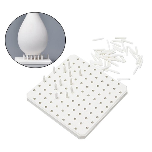 Refractory support mat with - mat,