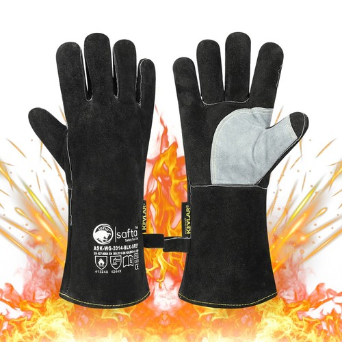 Welders gauntlets black - gauntlets,