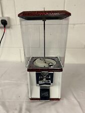 NORTHWESTERN SUPER 60 VENDING SWEET GUMBALL MACHINE WHITE RED APPLE CRACKLE