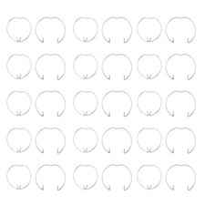 30Pcs Lamp Retaining Spring