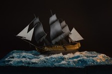 Pirate Ship Model Diorama –