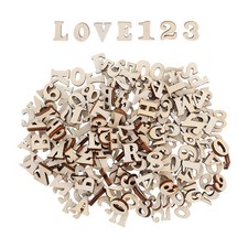  Wood Letter Decoration for Wall DIY Alphabet Letters Mini Wooden