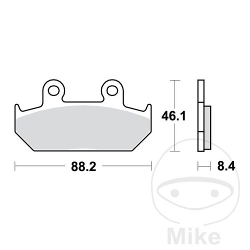 40807 standard brake pads - 40807-standard,