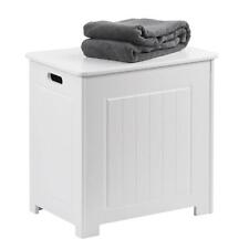 Wooden Laundry Storage Unit Lightweight Smooth Organizer Cabinet