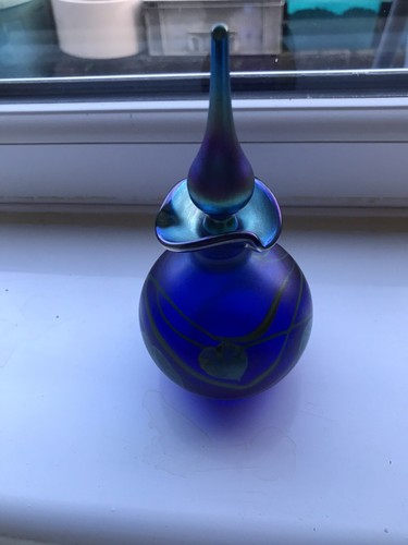 Okra glass blue perfume - okra,