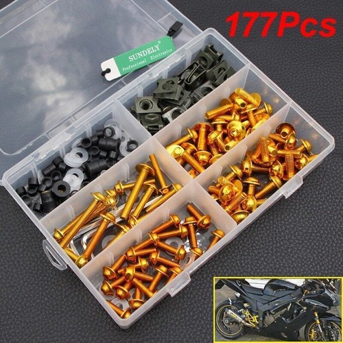 Gold fairing bolts - gold,