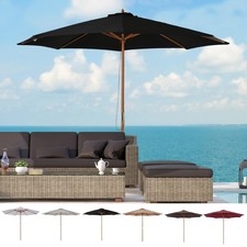 (3m) Fir Wooden Garden Parasol