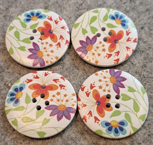 Wooden round patterned - wooden,