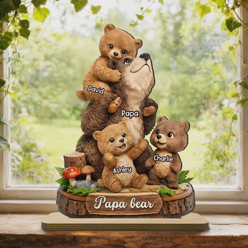 Personalized daddy bear - daddy,