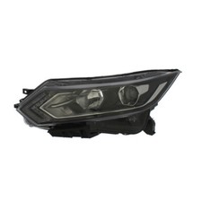 For Nissan Qashqai Excl. TEKNA 17-21 Headlight Black LED DRL left side