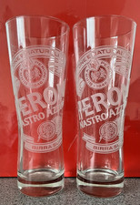 2 x Peroni Half Pint Glasses
