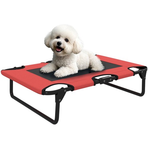 Pawhut raised dog bed with - dog,