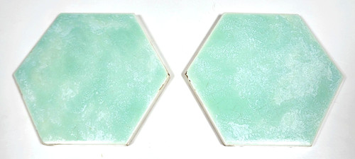 Vintage pair hexagon - pair,