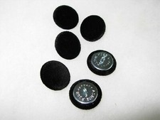 BLACK VELVET LOOP BACK BUTTONS