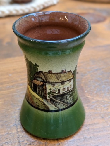 Antique torquay pottery vase - antique,