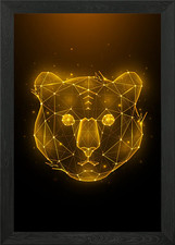 Tiger cub Framed Wall Art