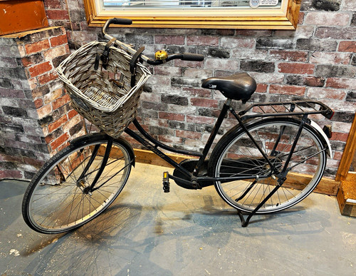 Women dutch bike - bike, back