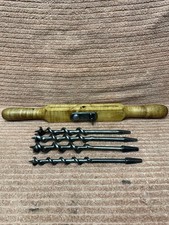 Vintage Peck Stow & Wilcox Adjustable T Handle Auger Bit Drill Handle 1888 PAT