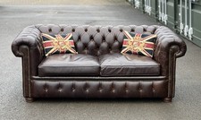 2 Seater Leather Chesterfield