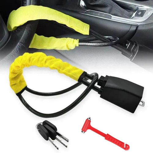 Seat belt lock steering - belt, wheel
