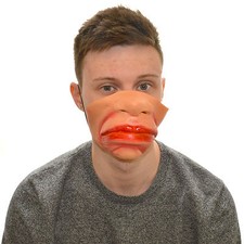 Half Face Huge Lips Funny