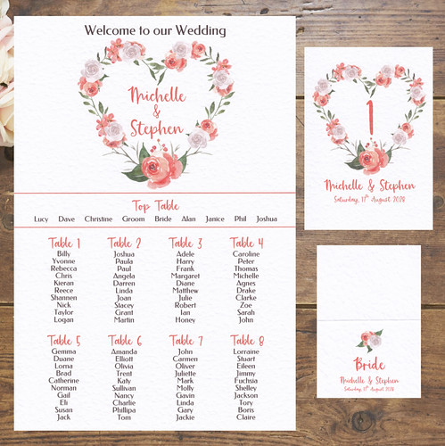 Wedding table plan - a3,