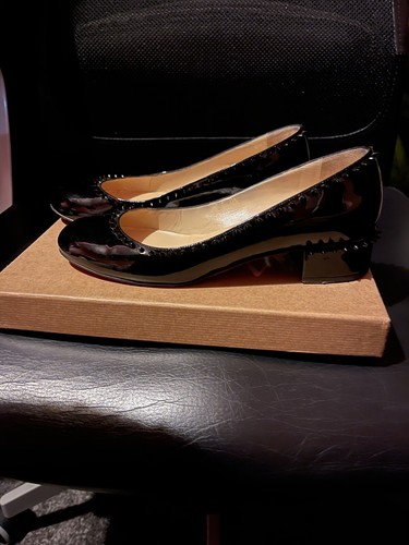 Christian louboutin patent low - louboutin,