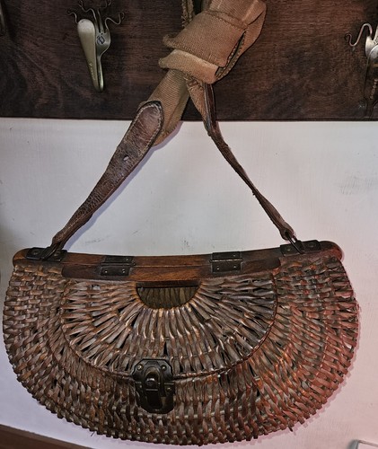 Fishing wicker creel - fishing,