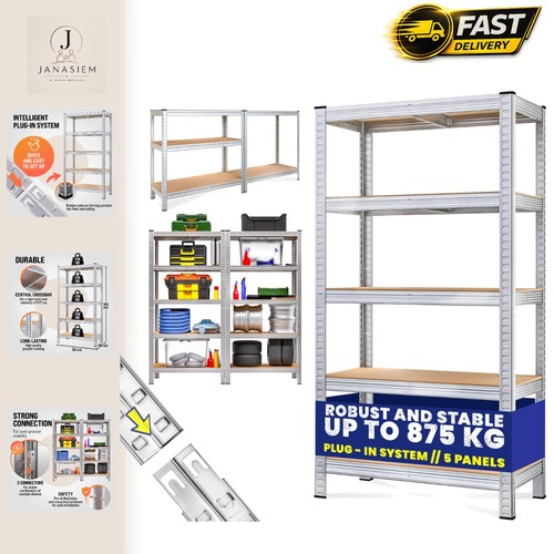 Sturdy tier metal shelving - 5,