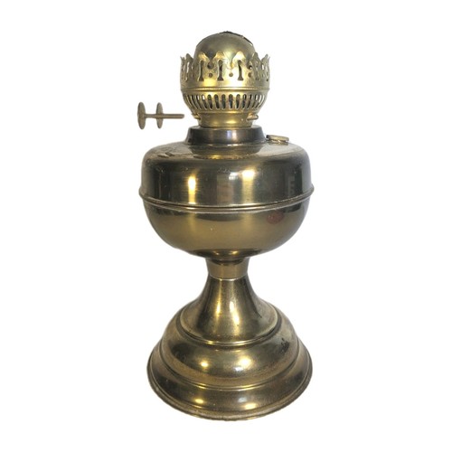 Vintage brass oil lamp base - vintage,
