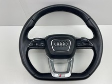 AUDI Q5 80A FY COMPLETE STEERING WHEEL BLACK MULTIFUNCTION FLAT BOTTOM 5201