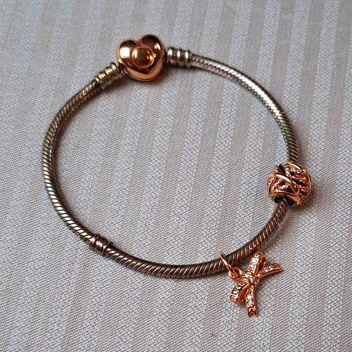 Pandora sterling silver - silver, snake