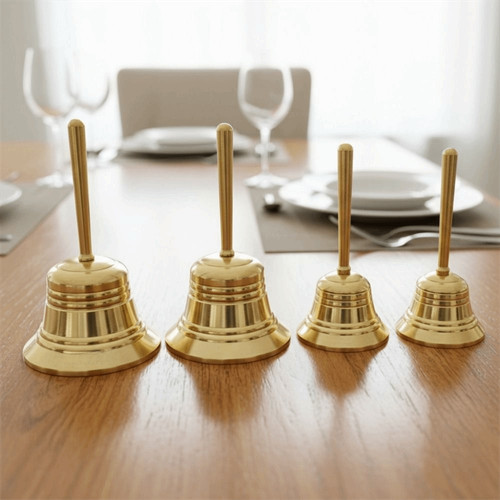 Solid brass call bell - brass,