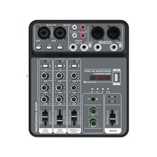 Portable 4 Channel Sound Mixer