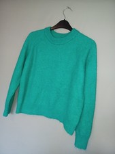 ZARA SWEATER KNIT TEAL ALPACA