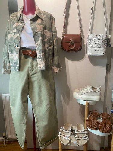 Zara camouflage cropped jacket - zara,