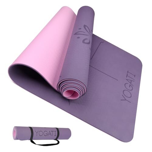 Yogati yoga mat - with, alignment