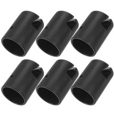  6 Pcs Plum Trampoline Spare Parts Enclosure Pole Caps Covers for Metal Poles
