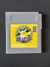 Pokemon Pocket Monster Pikachu Yellow Version Nintendo Game Boy Game Japanese