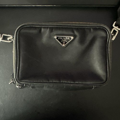 Prada crossbody black carrier - crossbody,