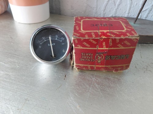 Original lucas vintage ammeter - original,