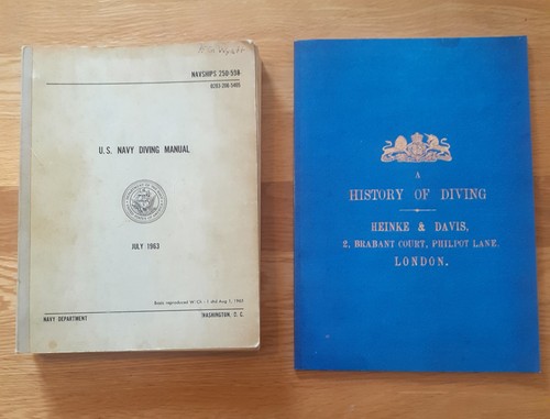 Diving helmet related - related, books