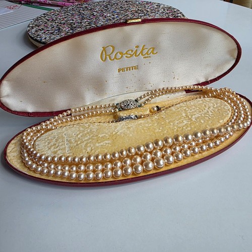 Vintage rosita petite pearls - vintage,