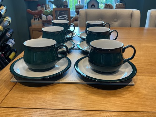 Denby greenwich cups and - x,